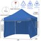 10 x 10 Feet Pop up Gazebo with 4 Height and Adjust Folding Awning